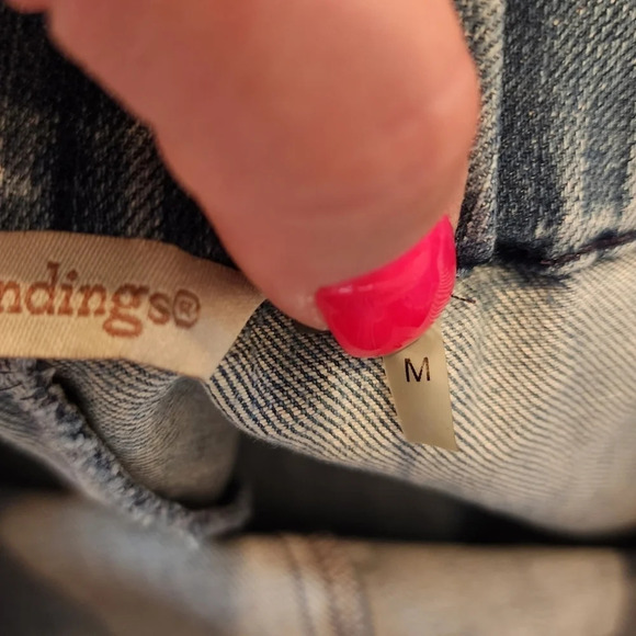 Soft Surroundings stretch waist pull on cropped jeans. - Picture 5 of 13